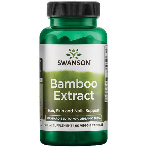 Swanson Bamboo Extract - 60 vcaps