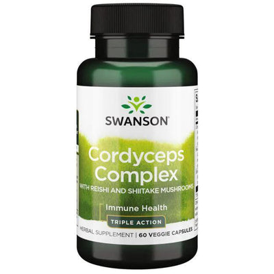 Swanson Cordyceps Complex with Reishi and Shiitake - 60 vcaps