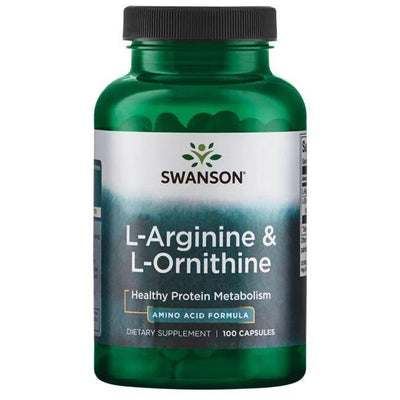 Swanson L-Arginine & L-Ornithine - 100 caps