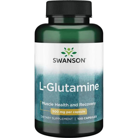 Swanson L-Glutamine, 500mg - 100 caps