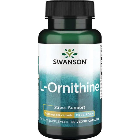 Swanson L-Ornithine Amino Acid, 500mg - 60 vcaps