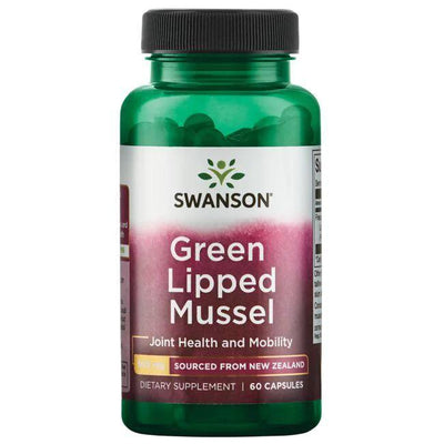 Swanson Green Lipped Mussel, 500mg - 60 caps