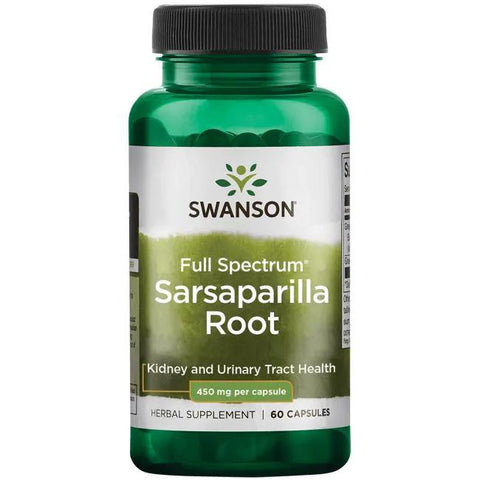 Swanson Sarsaparilla Root, 450mg - 60 caps