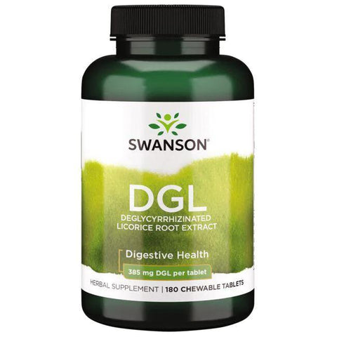 Swanson DGL, 385mg - 180 chewable tabs