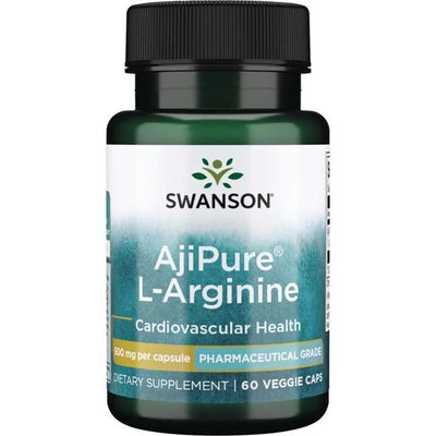 Swanson AjiPure L-Arginine, 500mg - 60 vcaps