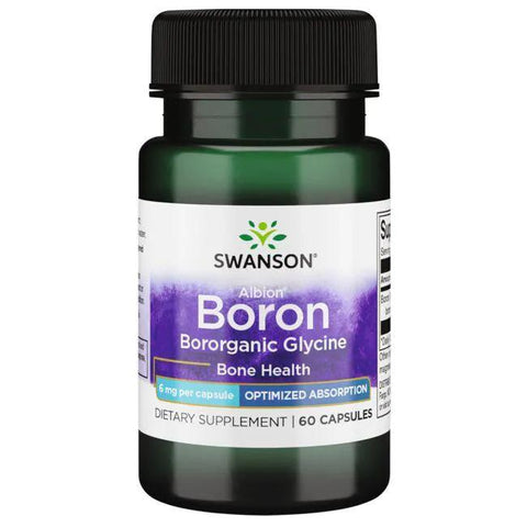 Swanson Boron from Albion Boroganic Glycine, 6mg - 60 caps