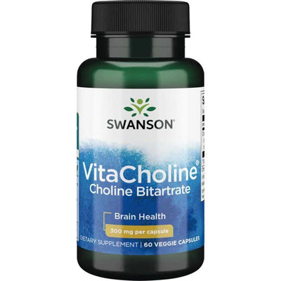 Swanson VitaCholine Choline Bitartrate, 300mg - 60 vcaps