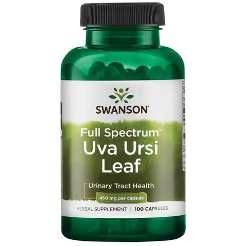 Swanson Uva Ursi Leaf, 450mg - 100 caps