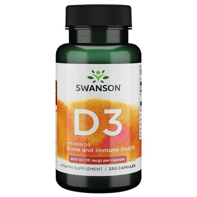 Swanson Vitamin D-3, 400 IU - 250 caps