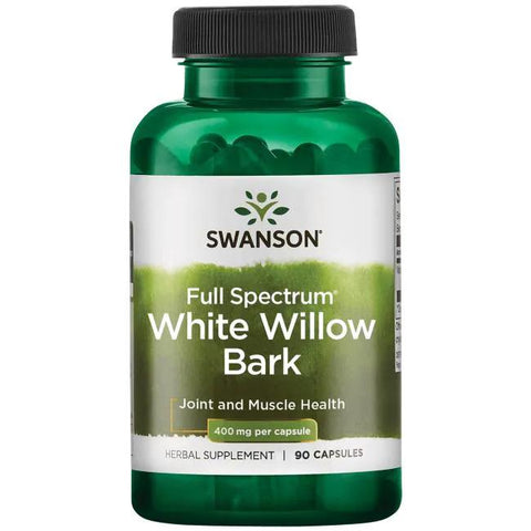 Swanson White Willow Bark, 400mg - 90 caps