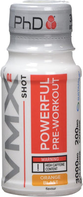 PhD VMX 2 Shot, Orange - 12 x 60 ml.