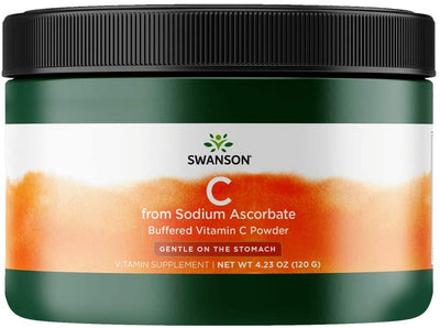 Swanson Buffered Sodium Ascorbate Vitamin C Powder - 120g