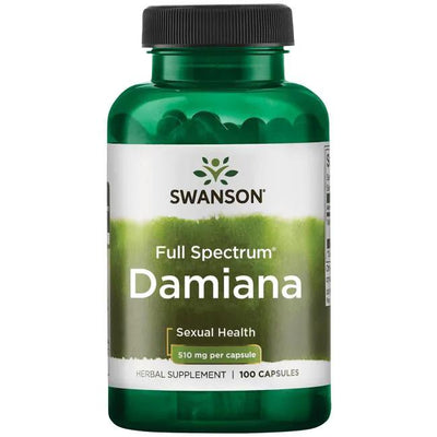 Swanson Damiana, 510mg - 100 caps