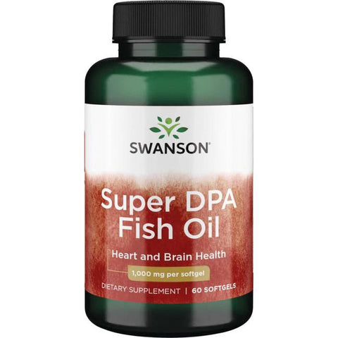 Swanson Super DPA Fish Oil - 60 softgels