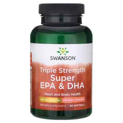 Swanson Triple Strength Super EPA & DHA, 900mg - 60 softgels