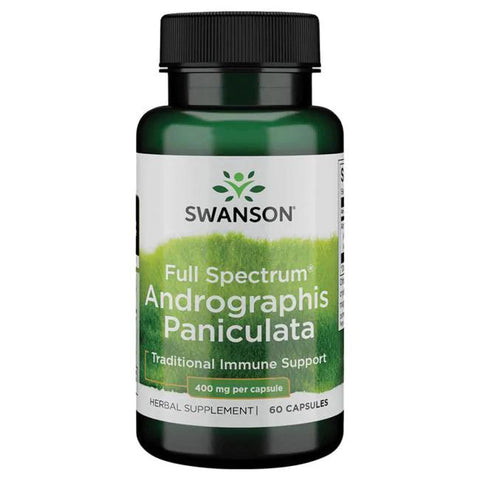 Swanson Full Spectrum Andrographis Paniculata, 400mg - 60 caps