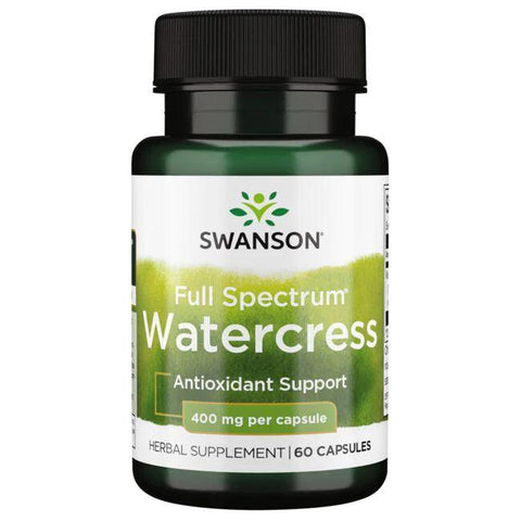 Swanson Full Spectrum Watercress, 400mg - 60 caps