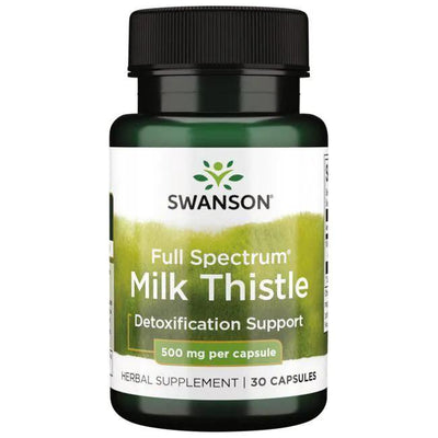 Swanson Full Spectrum Milk Thistle, 500mg - 30 caps