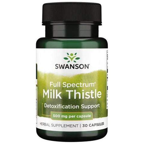 Swanson Full Spectrum Milk Thistle, 500mg - 30 caps