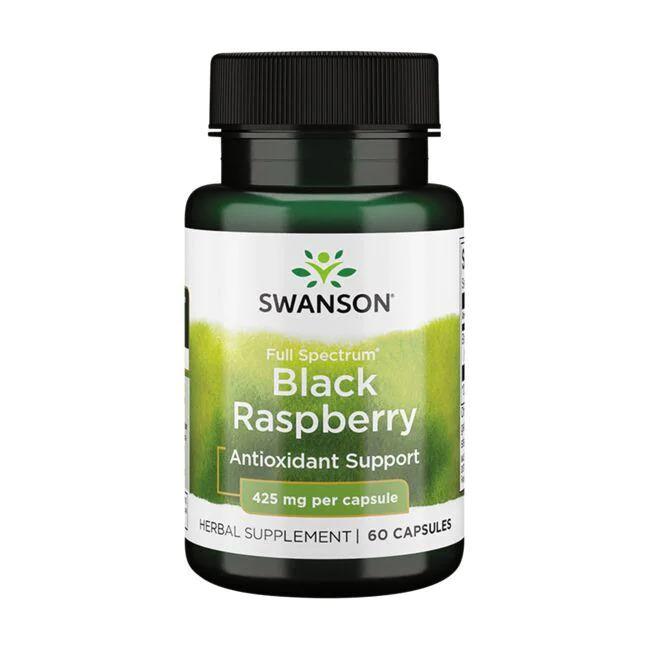 Swanson Full Spectrum Black Raspberry, 425mg - 60 caps
