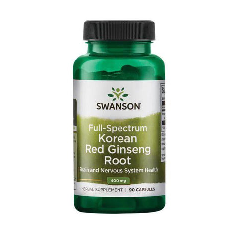 Swanson Full Spectrum Korean Red Ginseng Root, 400mg - 90 caps