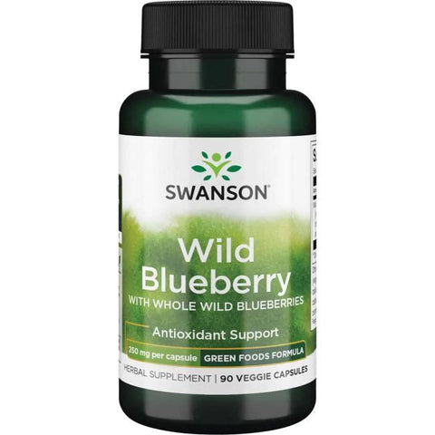 Swanson Wild Blueberry, 250mg - 90 vcaps