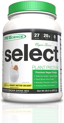 PEScience Select Protein Vegan Series, Peanut Butter Delight - 837g