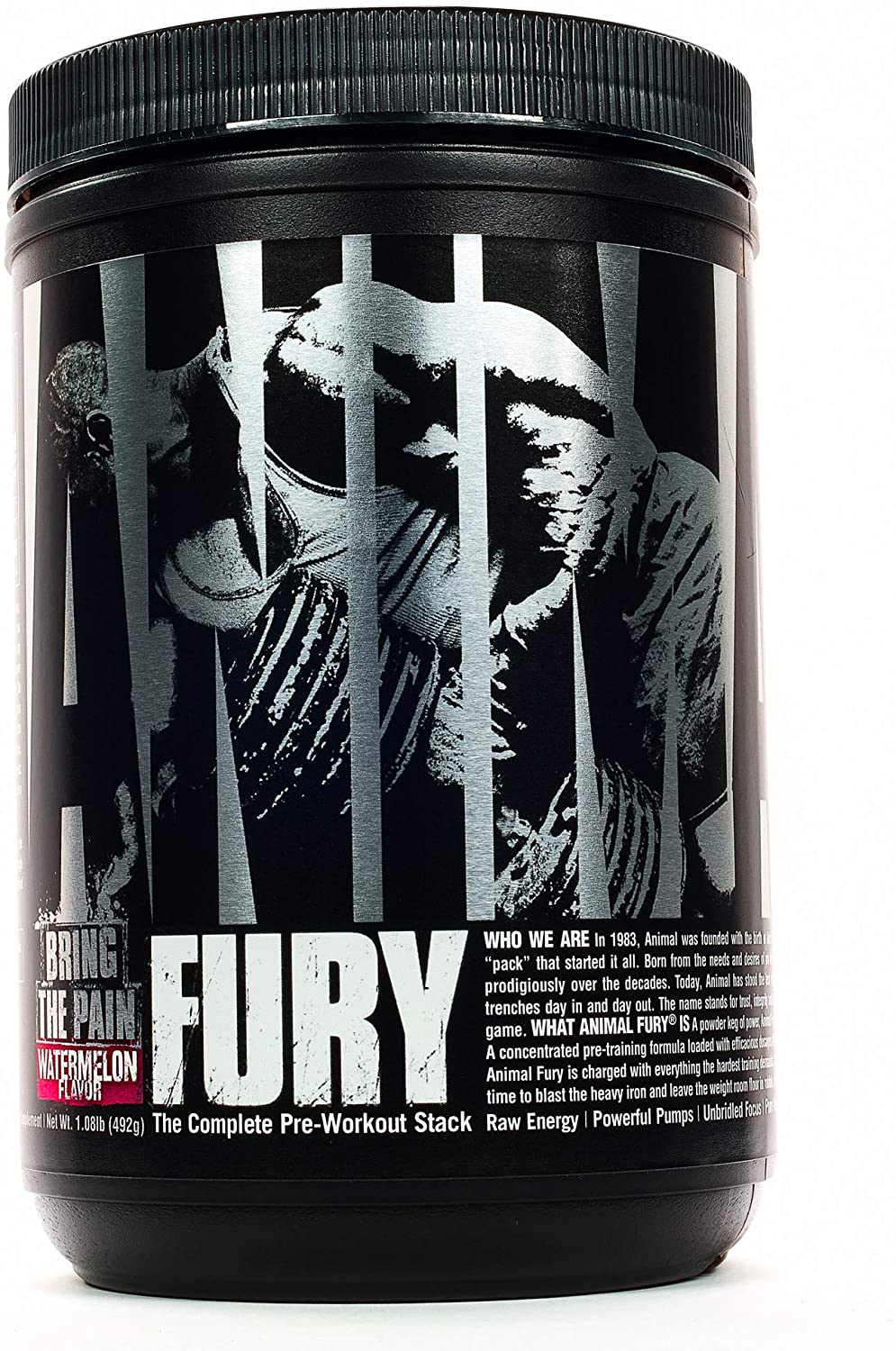 Universal Nutrition Animal Fury, Watermelon - 480g