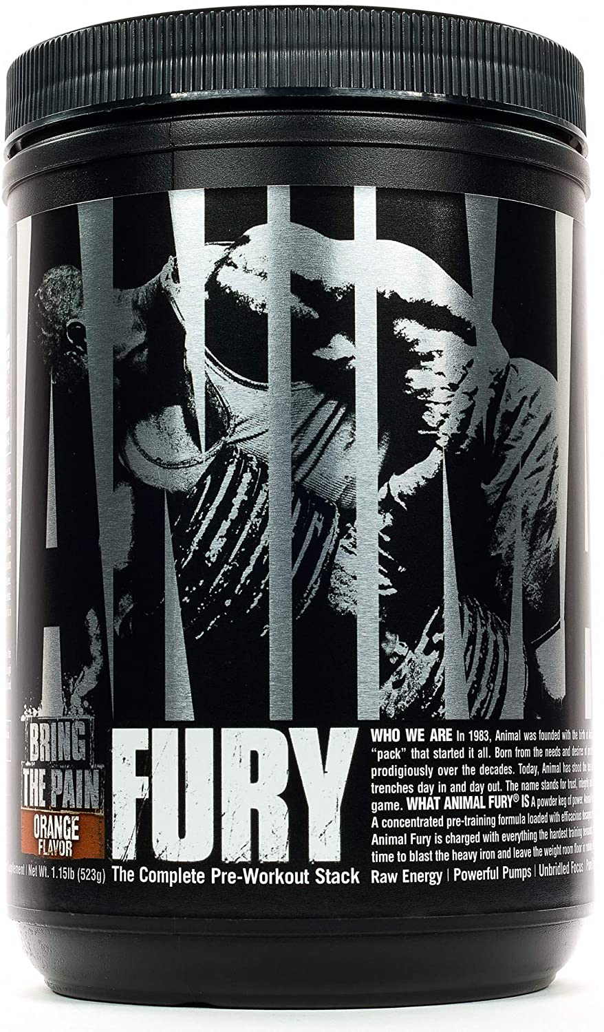 Universal Nutrition Animal Fury, Orange - 512g