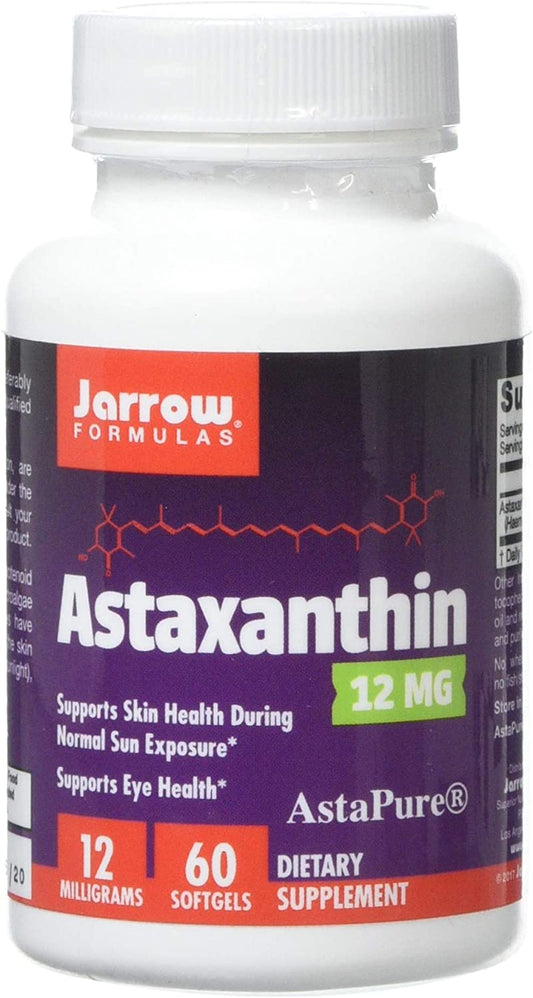 Jarrow Formulas Astaxanthin, 12mg - 60 softgels