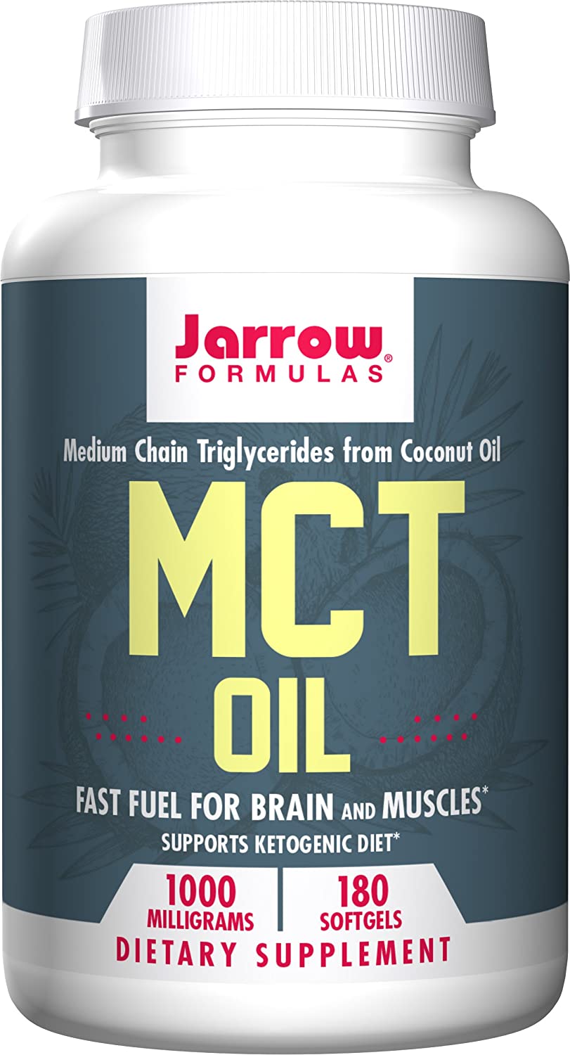 Jarrow Formulas MCT Oil, 1000mg - 180 softgels