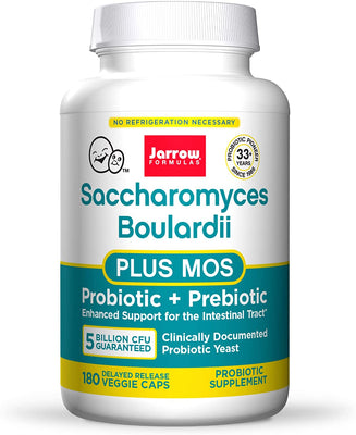 Jarrow Formulas Saccharomyces Boulardii + MOS - 180 vcaps