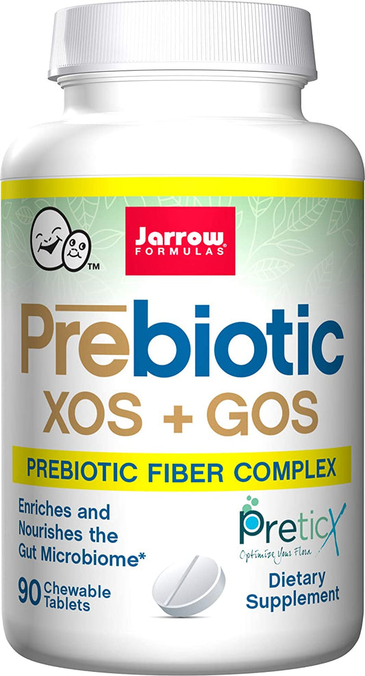 Jarrow Formulas Prebiotics XOS + GOS - 90 chewable tabs