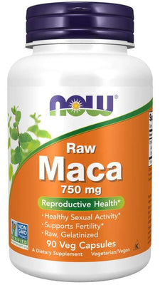 NOW Foods Maca 6:1 Concentrate, 750mg RAW - 90 vcaps