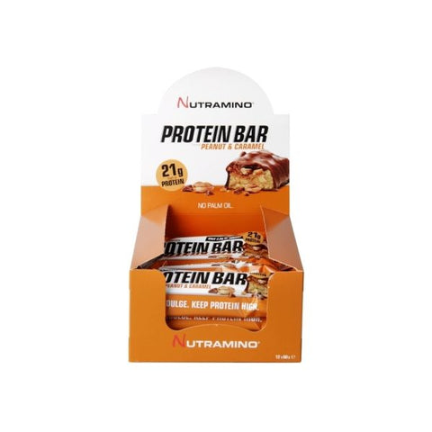 Nutramino Protein Bar, Peanut & Caramel  - 12 x 60g