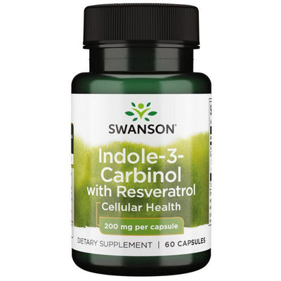 Swanson Indole-3-Carbinol with Resveratrol, 200mg - 60 caps