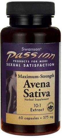 Swanson Avena Sativa Extract, 575mg Max Strength - 60 caps