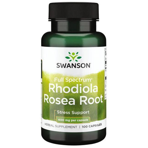 Swanson Rhodiola Rosea Root, 400mg - 100 caps