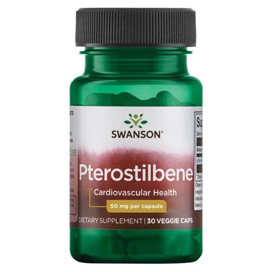 Swanson Pterostilbene, 50mg - 30 vcaps