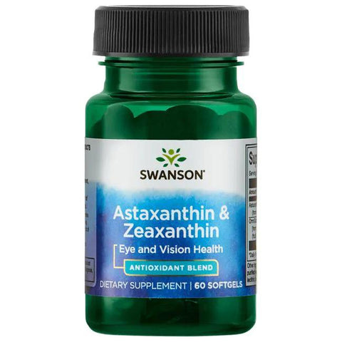 Swanson Astaxanthin & Zeaxanthin - 60 softgels