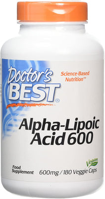 Doctor's Best Alpha Lipoic Acid, 600mg - 180 vcaps