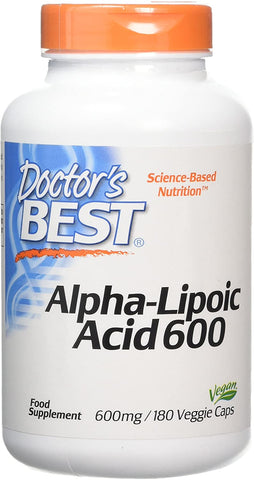 Doctor's Best Alpha Lipoic Acid, 600mg - 180 vcaps