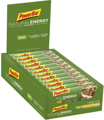 PowerBar Natural Energy Fruit Bar, Apple Strudel - 24 bars