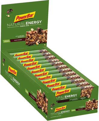 PowerBar Natural Energy Cereal Bar, Cacao Crunch - 24 bars