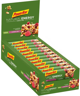 PowerBar Natural Energy Cereal Bar, Raspberry Crisp - 24 bars