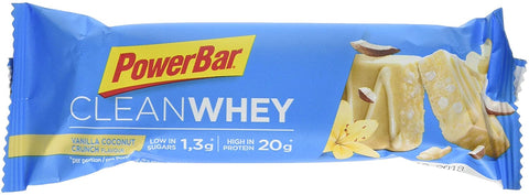 PowerBar Clean Whey Bar, Vanilla Coconut Crunch - 18 x 60g