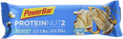 PowerBar ProteinNut2 Bar, White Chocolate Coconut - 18 x 60g