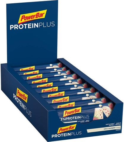 PowerBar Protein Plus 33%, Vanilla-Raspberry - 10 bars