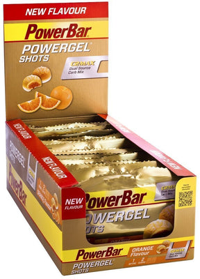 PowerBar PowerGel Shots, Orange - 16 x 60g