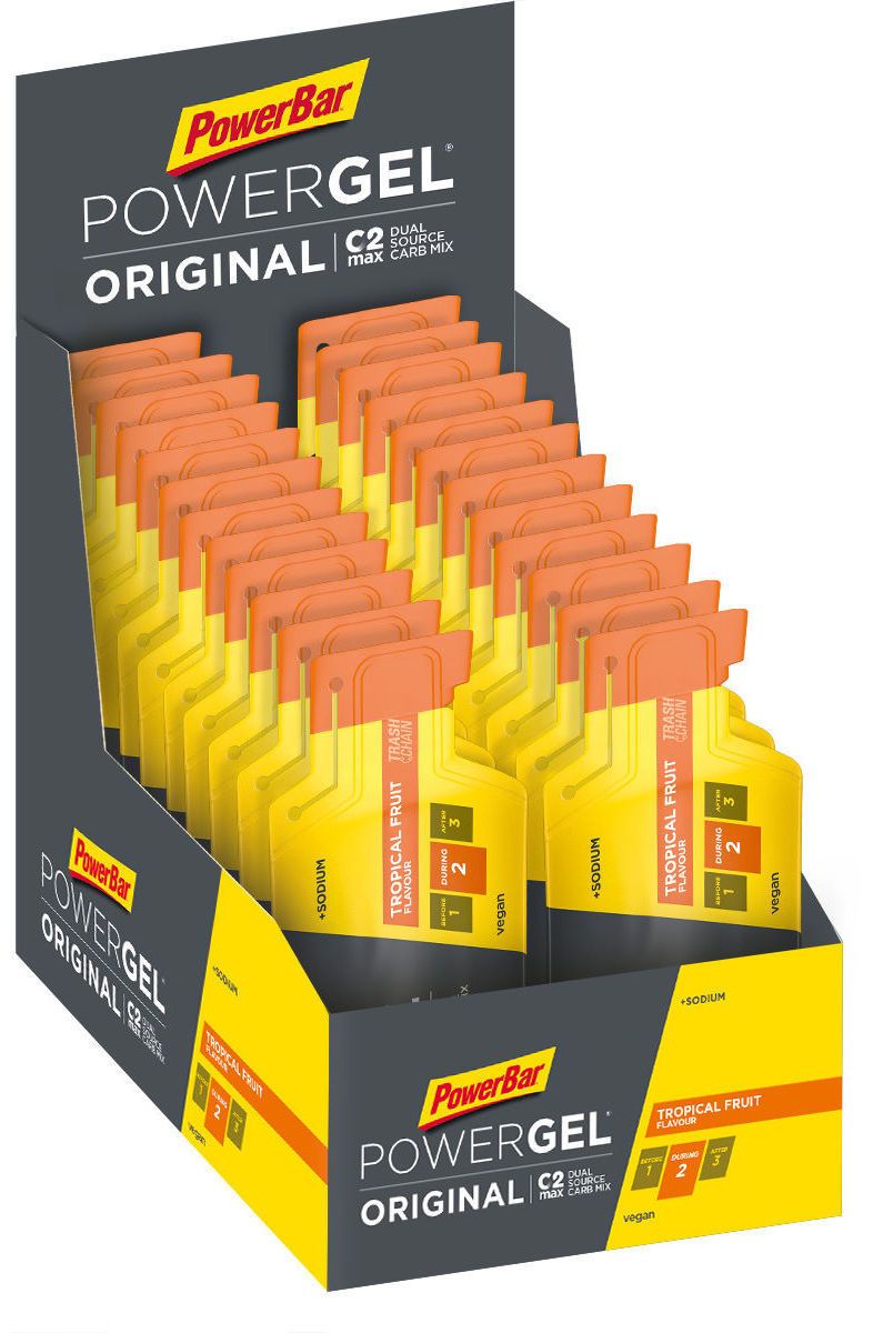 PowerBar Powergel Original, Tropical Fruit - 24 x 41g